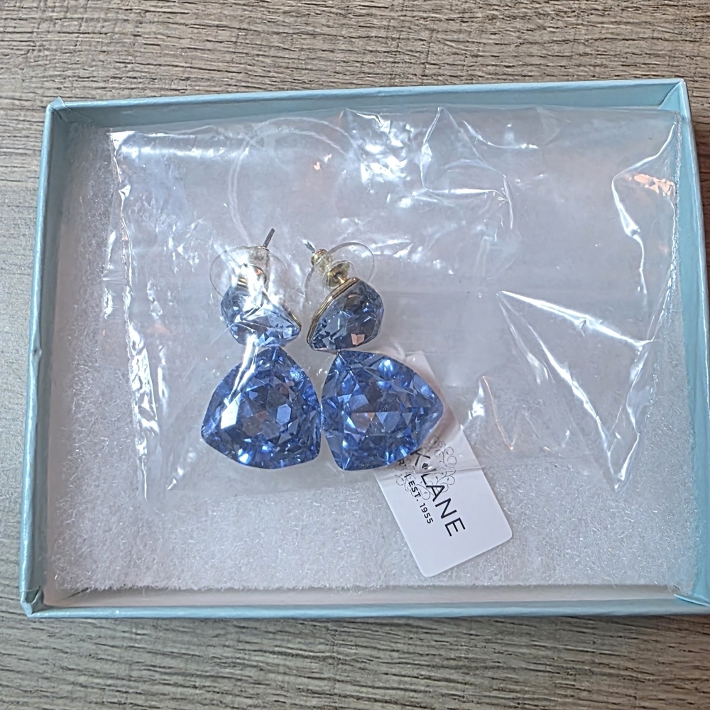 Park Lane Blue Gemstone Earrings